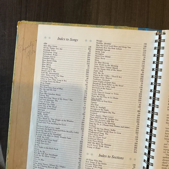 Love songs vintage music book - Picture 3 of 7